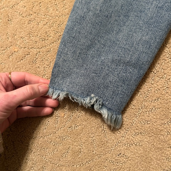 RVCA Casual Blue Denim Overalls. Size 28” waist - Picture 14 of 15